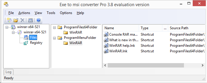 winrar msi setup project